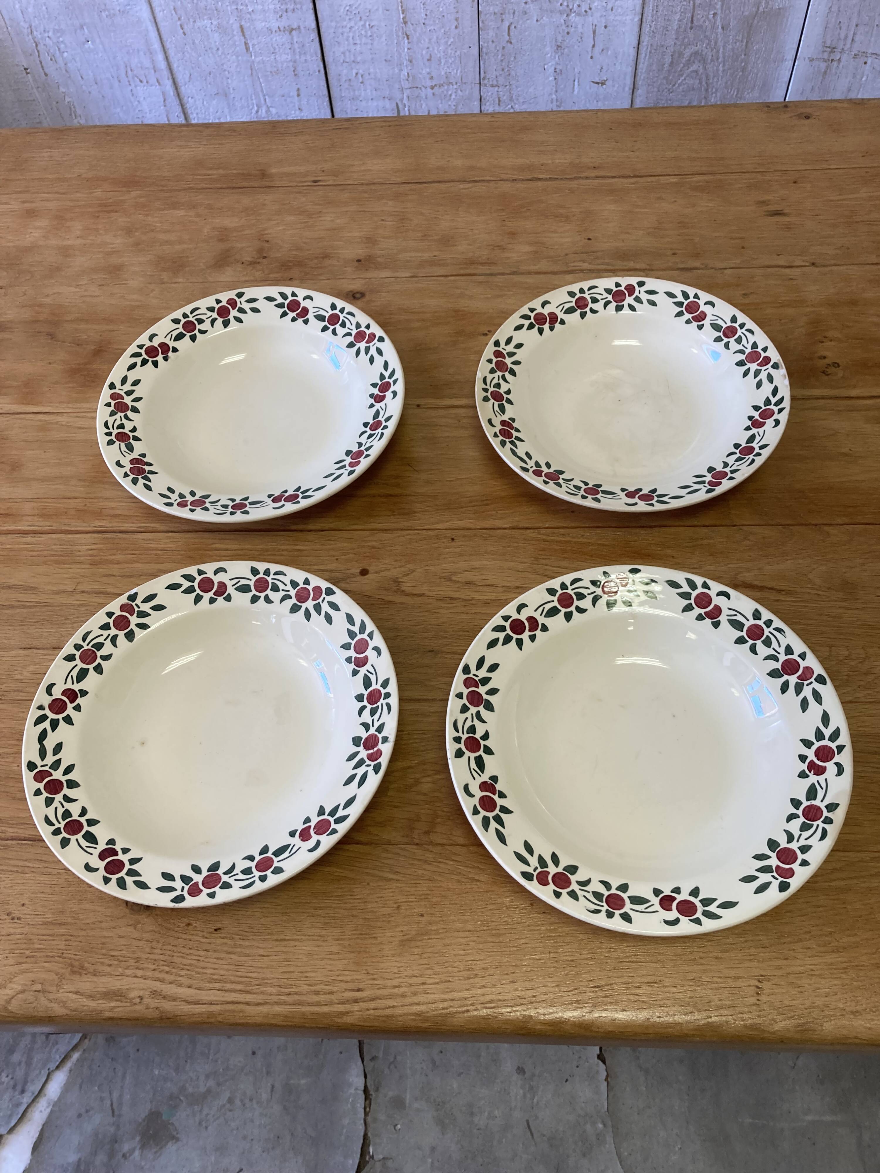 Vintage Montereau plates