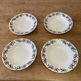 Assiettes Montereau vintage