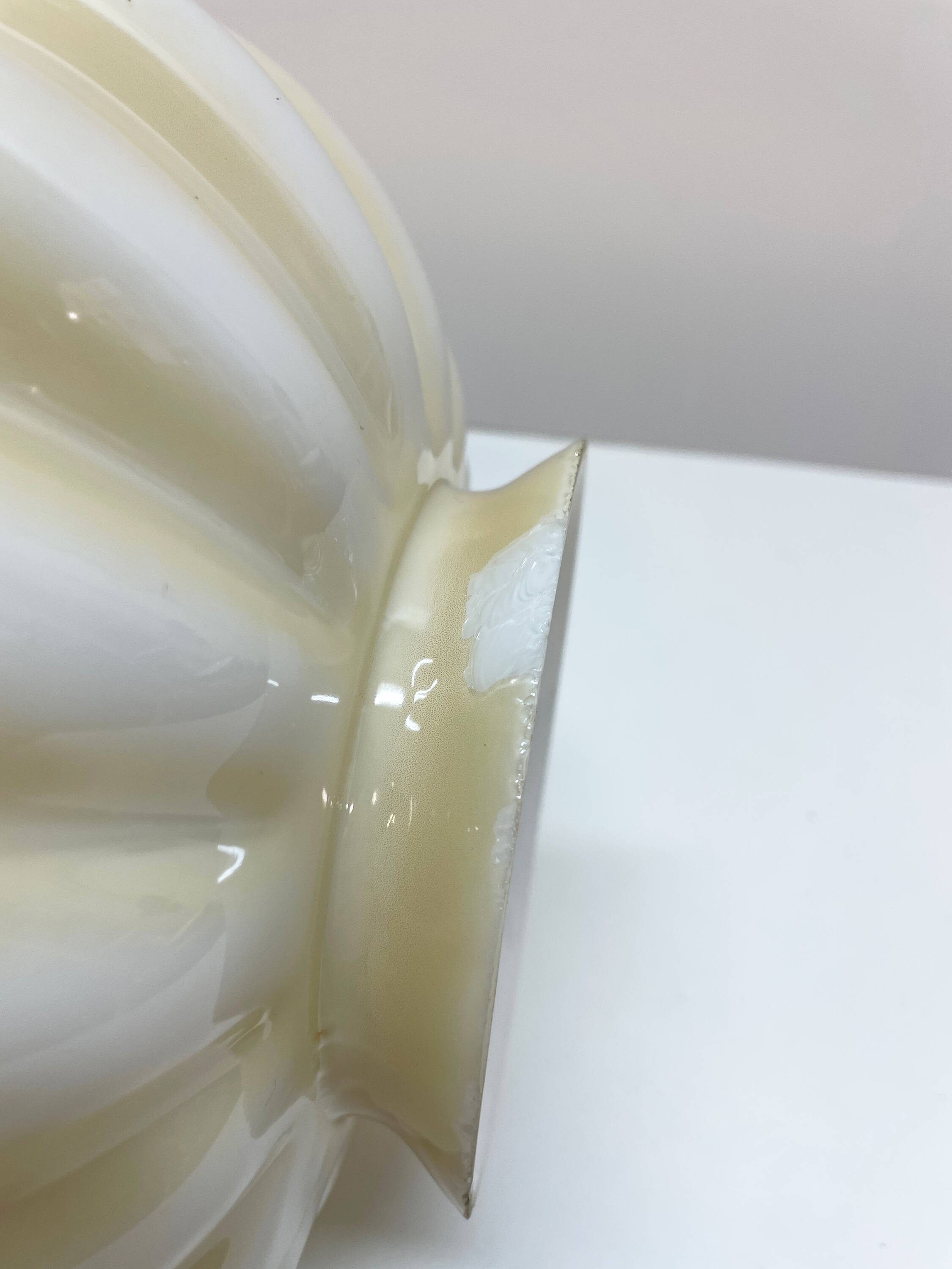 Glass pendant lamp, Polam-Meos, 1970s.