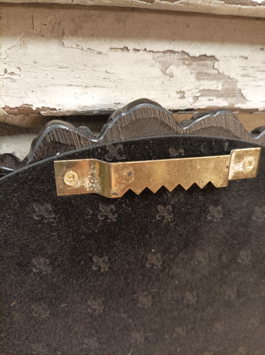 Convex mirror 28 cm black