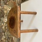 Antique tripod wooden trustool stool