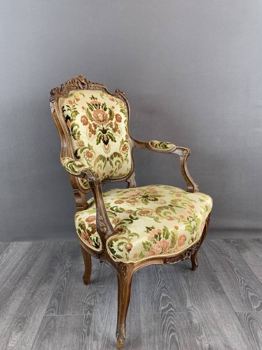 Ensemble de salon Louis XV, XIXème siècle