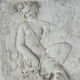 Relief wall panel medallion, allegorical scene, 20th century