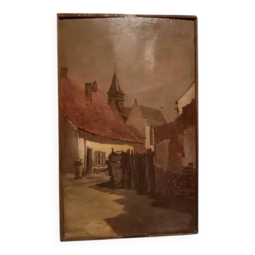 19th Century Painting - Oil on Panel - European School