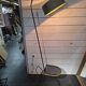 Lampadaire tripode style Matégot années 50