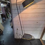 Tripod floor lamp in Matégot style from the 1950s.