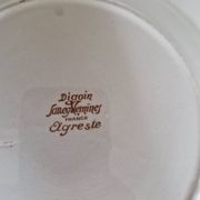 Set of 12 Sarreguemines Plates, Agreste Models