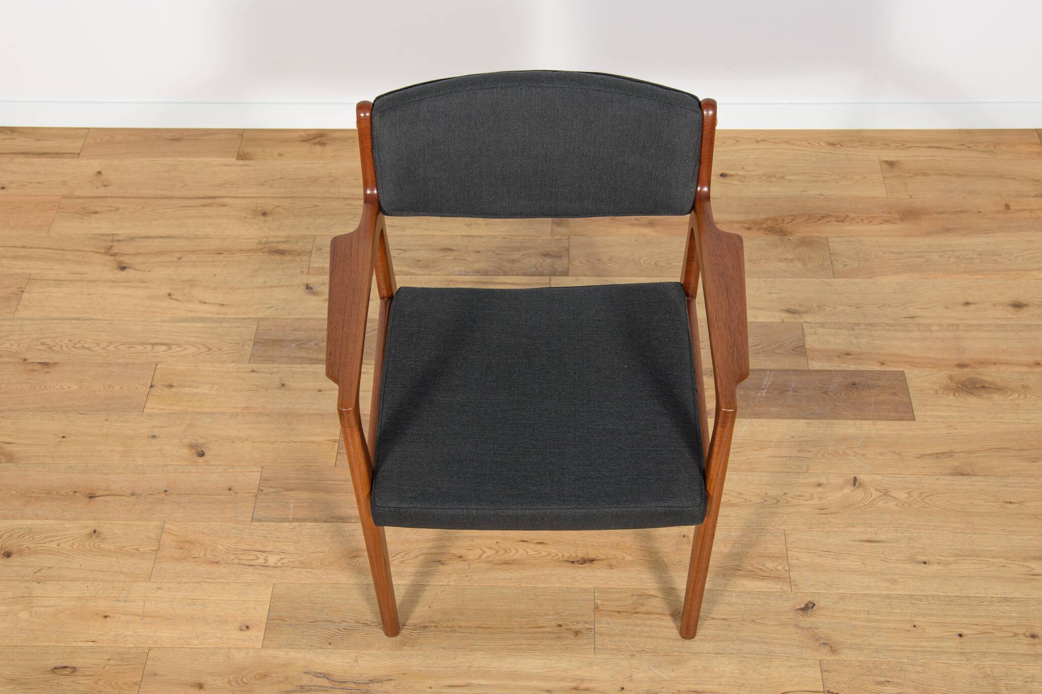 Mid-Century Teak & Leather Armchair by Erik Buck for Ørum Møbelfabrik, Denmark 1960s