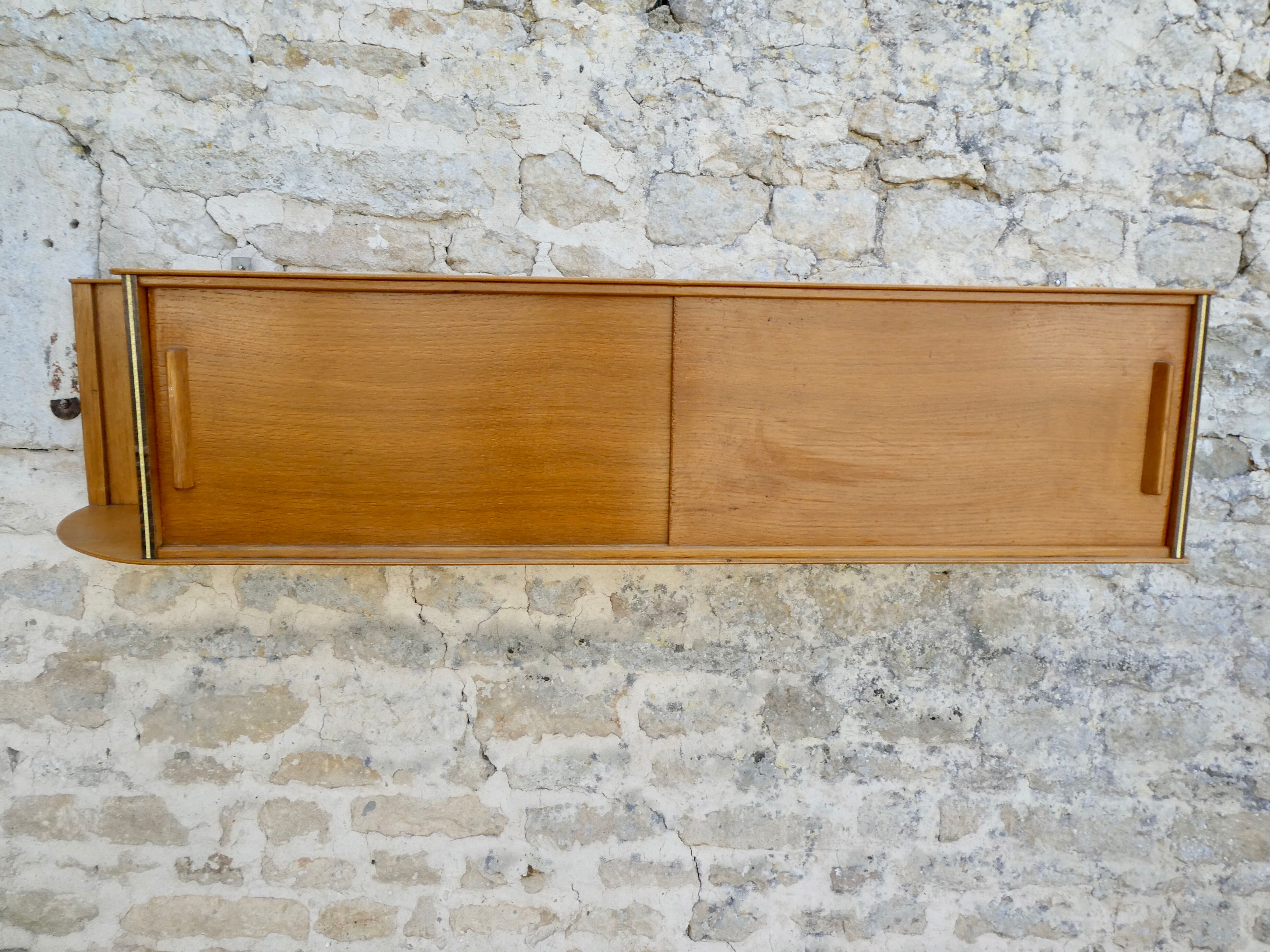 Wall cupboard with shelf, 60s