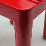 Vintage Red Kartell Child Chair by Sapper & Zanuso, Playful 1960s Italian D