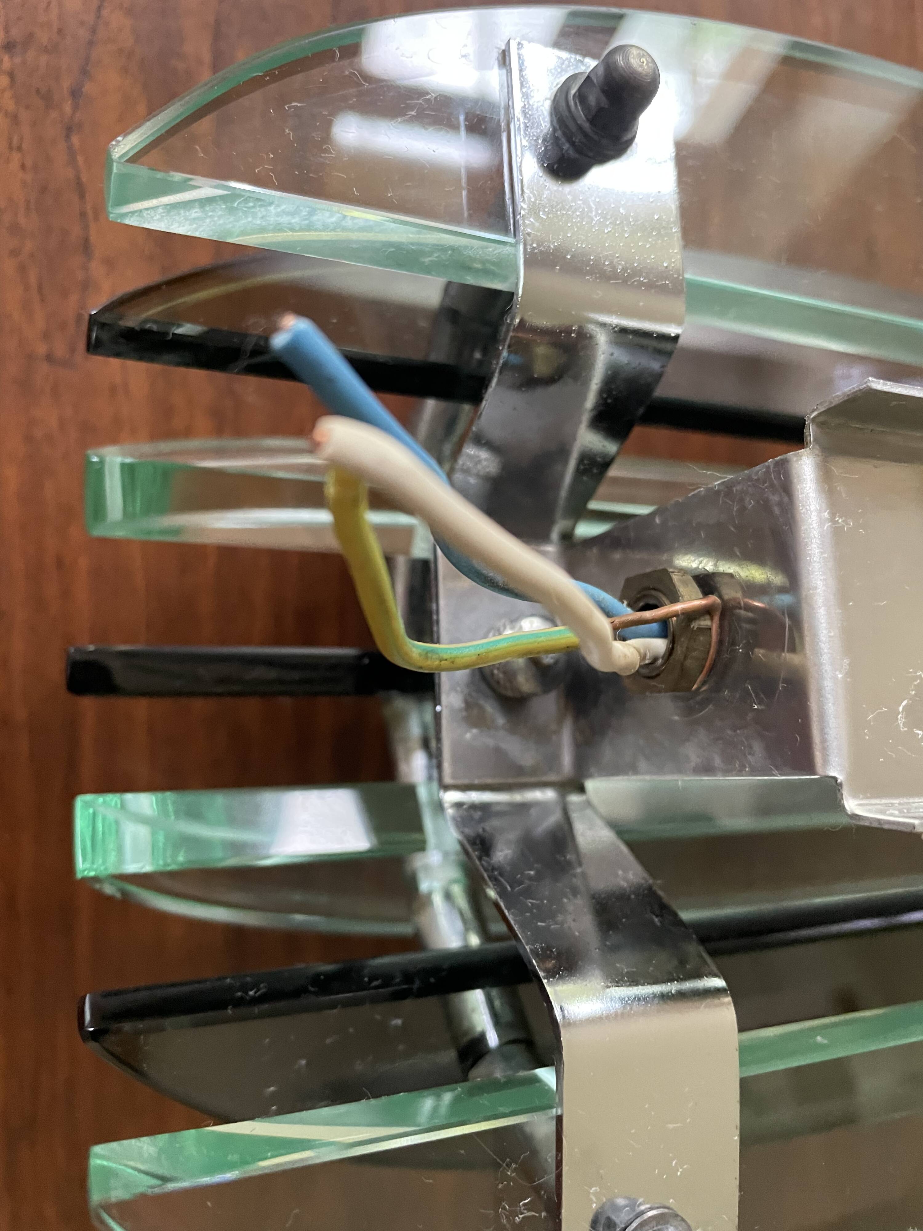 Wall lights with Murano glass slats VECA Italy