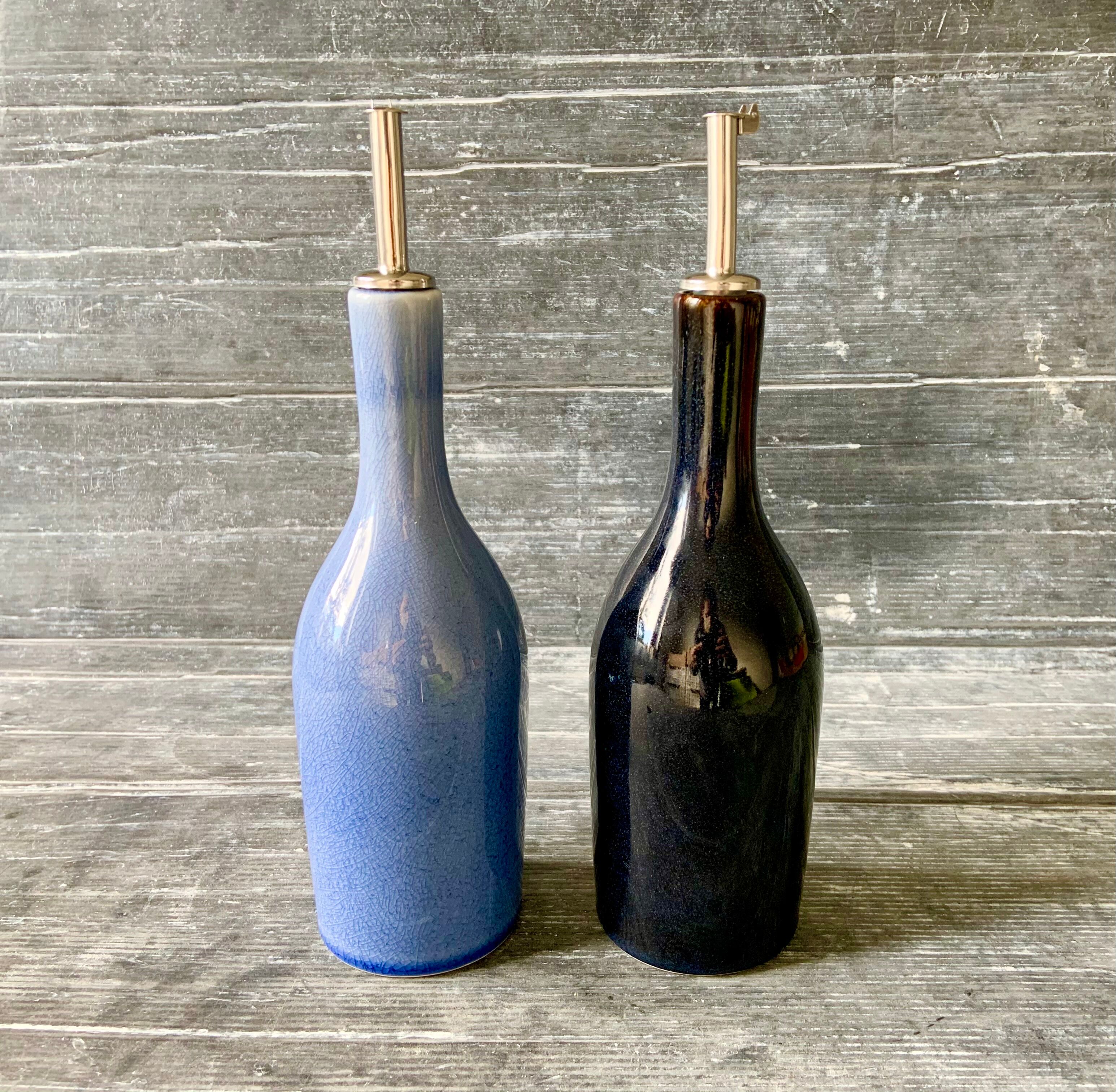 Huilier - Vinaigrier Jars Tourron Bleu