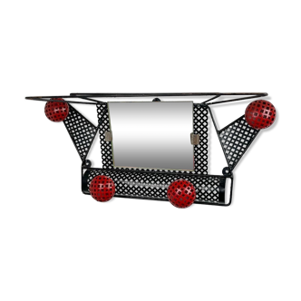 Coat rack perforated sheet metal