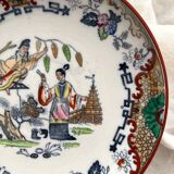 Japanese-style saucer plate "Timor" Sarreguemines