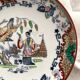 Plate and saucer with Japanese-style decoration "Timor" Sarreguemines