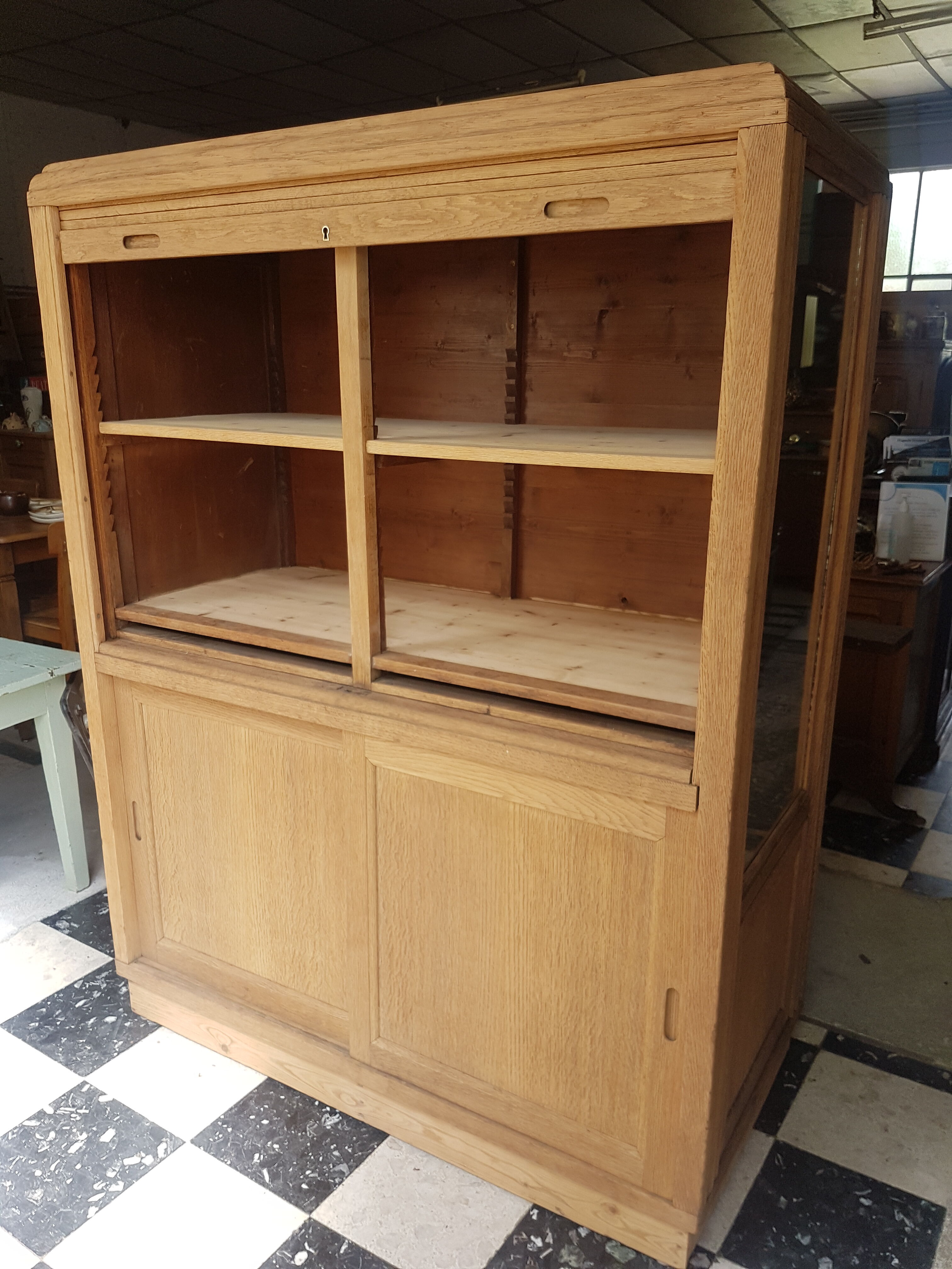 Furniture from trades buffet to curtain raw oak