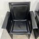 8 style Korium leather chairs in the style of Matteo Grassi