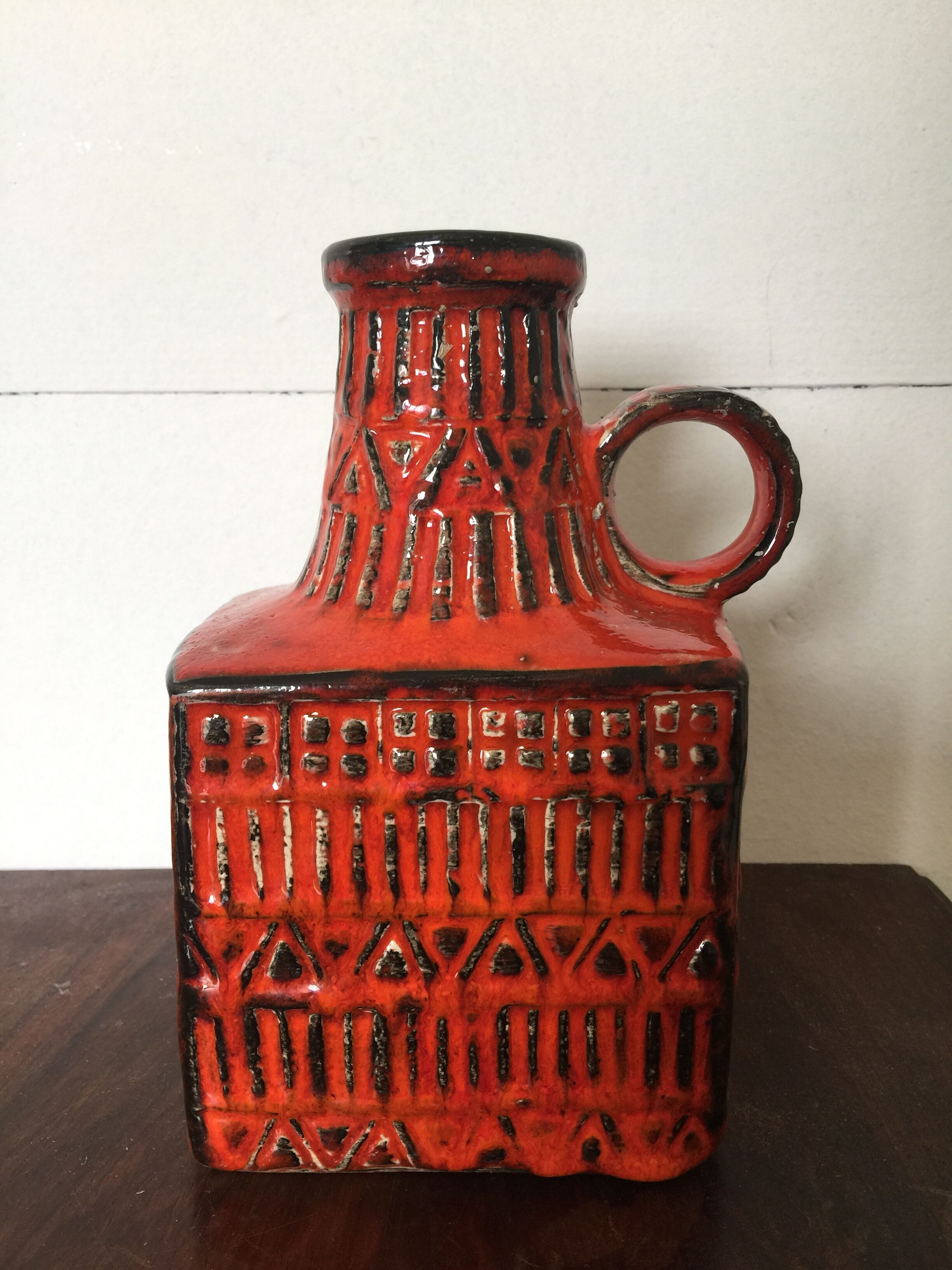 Ceramic vase Bay West Germany 50s 60s