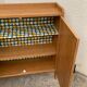 Vintage bookcase feet aileron 1950