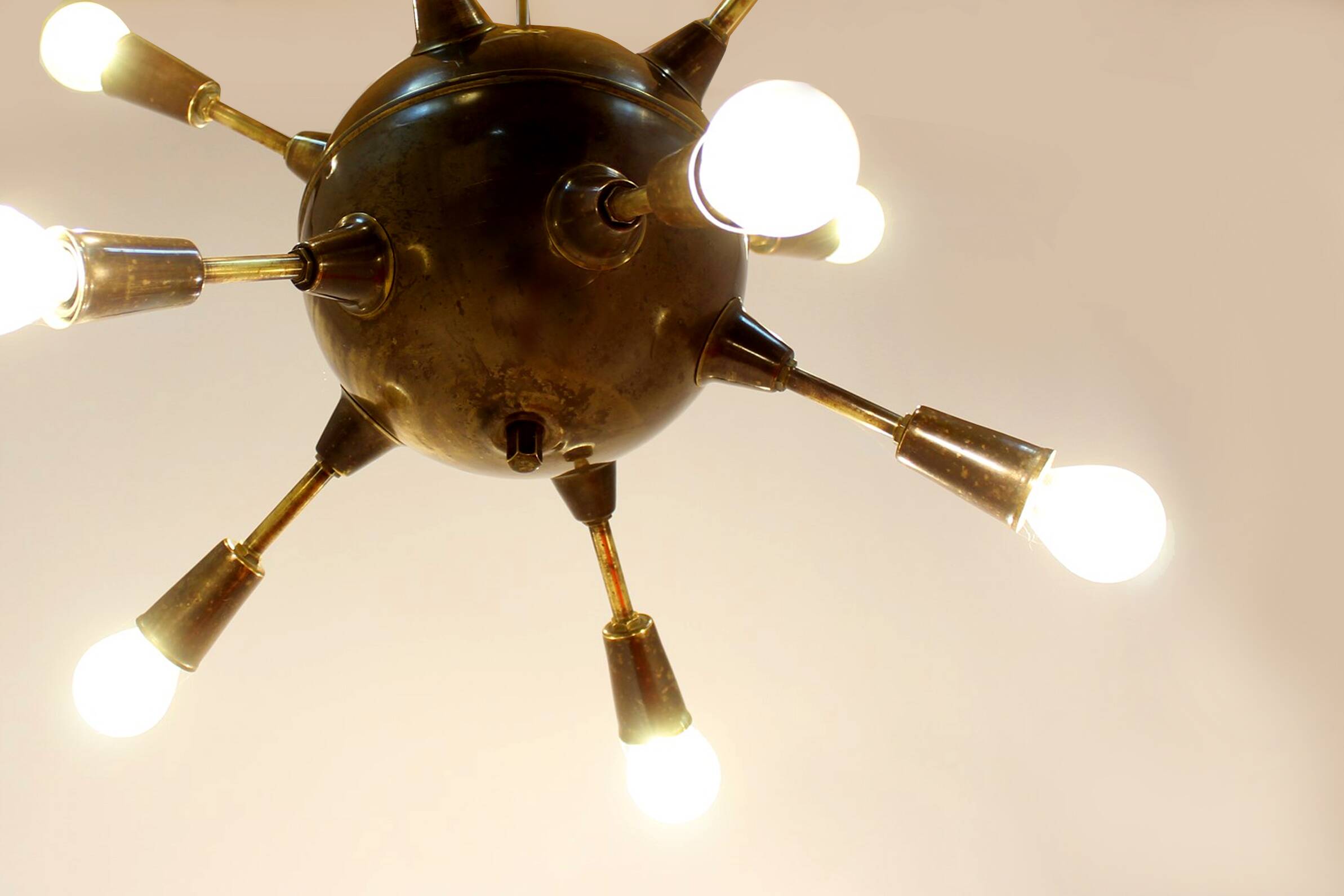 Vintage Sputnik Chandelier, 1960s