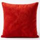 Silk Embroidered Mushroom Pattern Cushion Cover. Red Suzani Throw Pillow Case. Traditional Accent Pillow