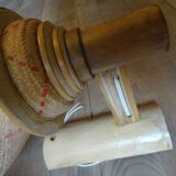 Pair of Balinese wicker sconces