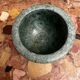 Art Deco period green marble bowl / catchall