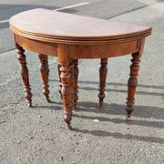 Louis Philippe period 10-foot walnut console table