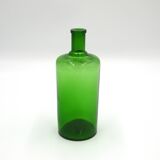 Green glass bottle