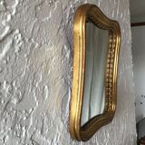 Miroir ancien bois doré