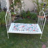 Banquette fer forgé
