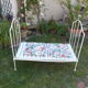 Banquette fer forgé