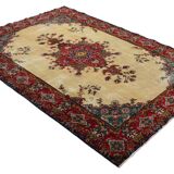 Modern Unique Rug, Turkish Oriental Handmade Boho Kilim Rug,for Kitchen,Bedroom 222 x 310 cm