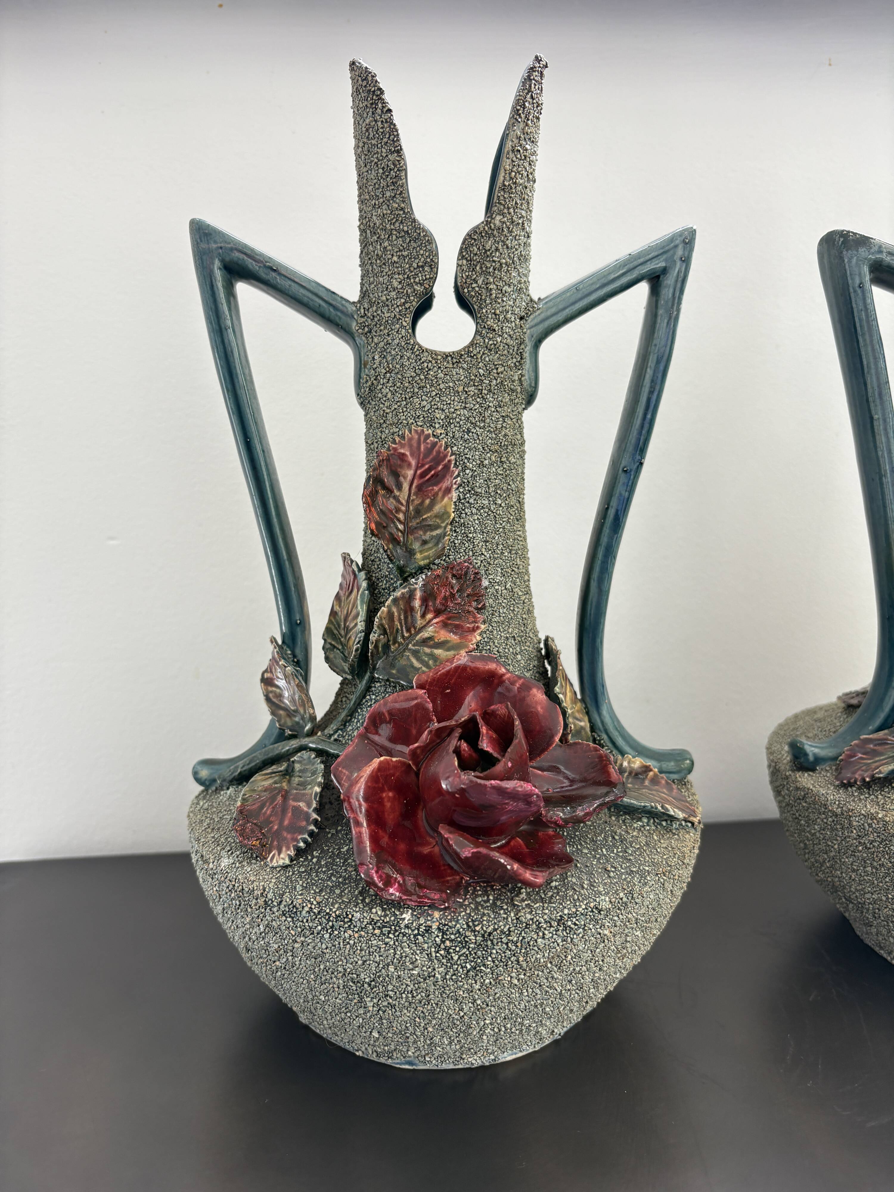 Paire de vases Art Nouveau