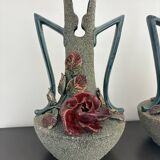 Pair of Art Nouveau vases