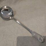 Christofle Vendome silver plated soup ladle, goldsmith, 31.5cm
