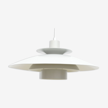 Vintage Frandsen grey pendant lamp, Denmark 1970s