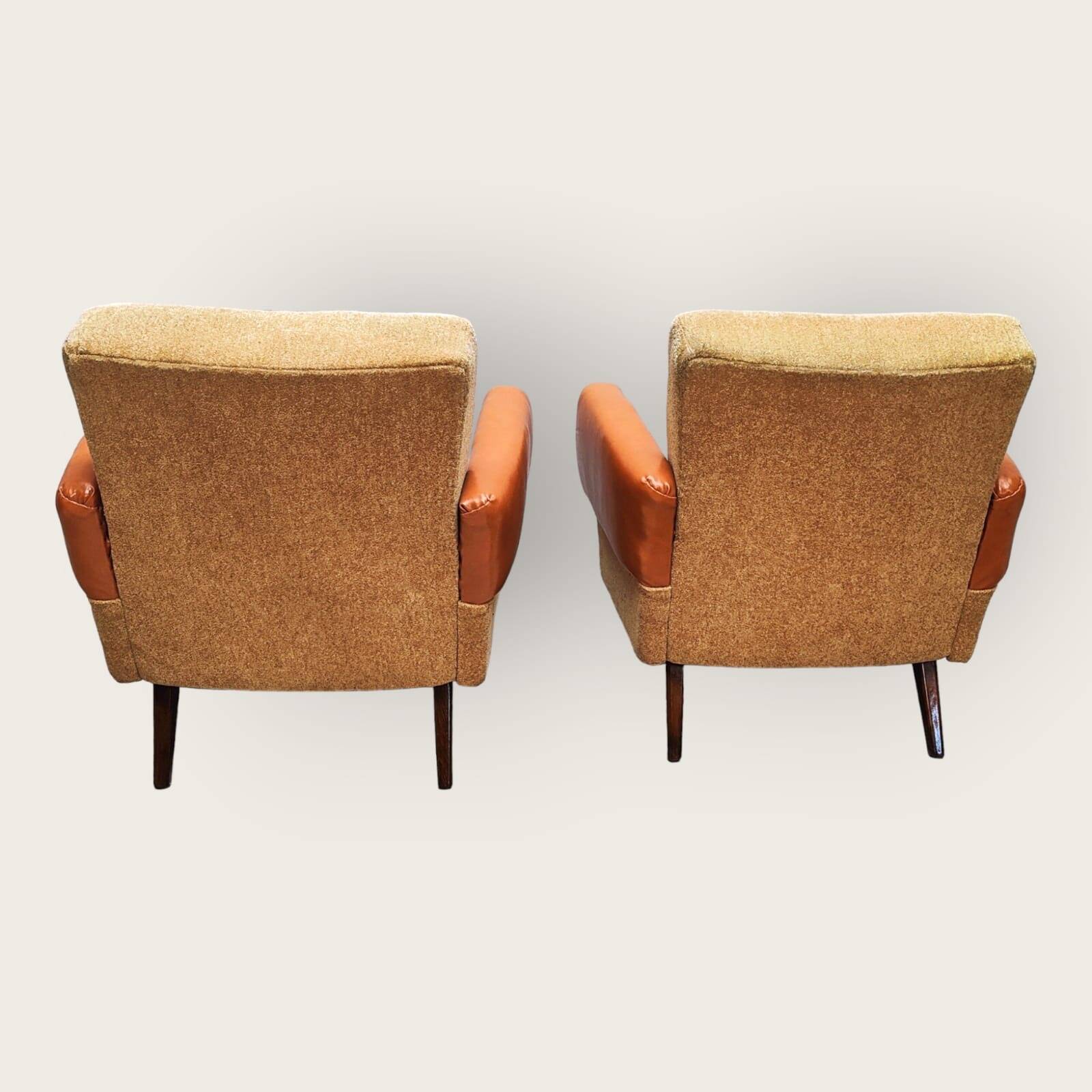 Twee mid century fauteuils