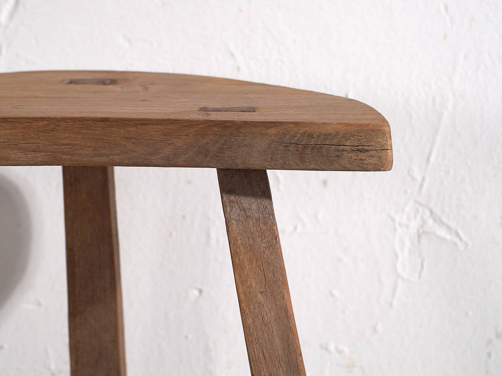 Antique wabi sabi style stool (c.1900) #6