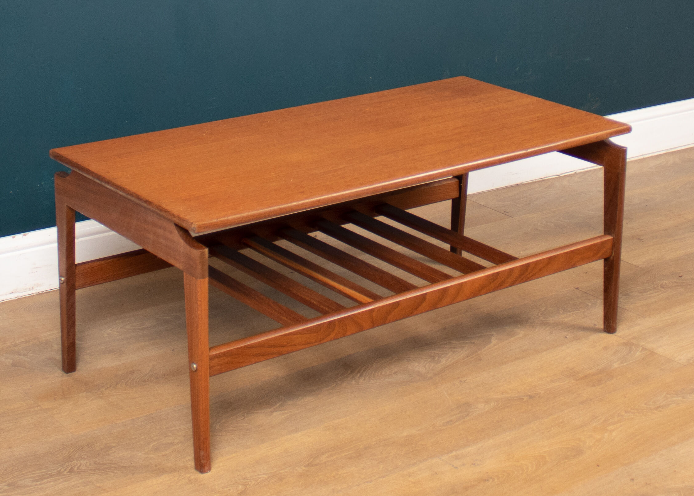 Retro Teak 1960s Mid Century Danish Style Coffee Table