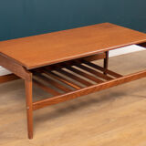 Retro Teak 1960s Mid Century Danish Style Coffee Table