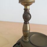 World War 2 WWII portable adjustable brass table lamp 1940s