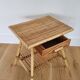 Vintage rattan bedside