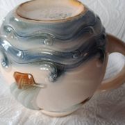 Pitcher jug - Digoin Sarreguemines - Sailboat on the waves and seagull