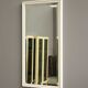 Mirror frame in white painted wood, Giuseppe Restelli Cristani, 1970s, , 119x60 cm