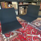 pair of Charles & Ray Eames chairs for Herman Miller model EA 106