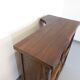 Bright brutalist bar furniture aranjou vintage from the 50s 60s in solid elm