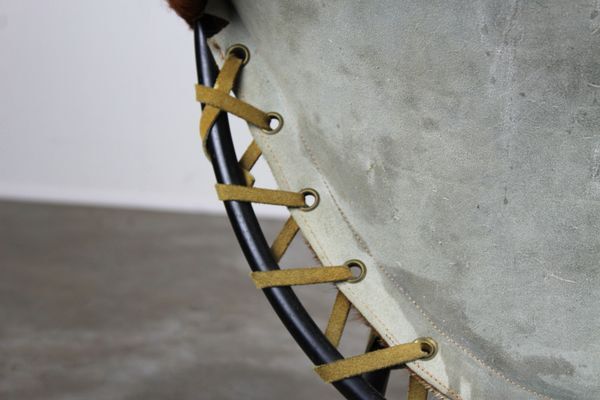 Leather balloon chair 1950