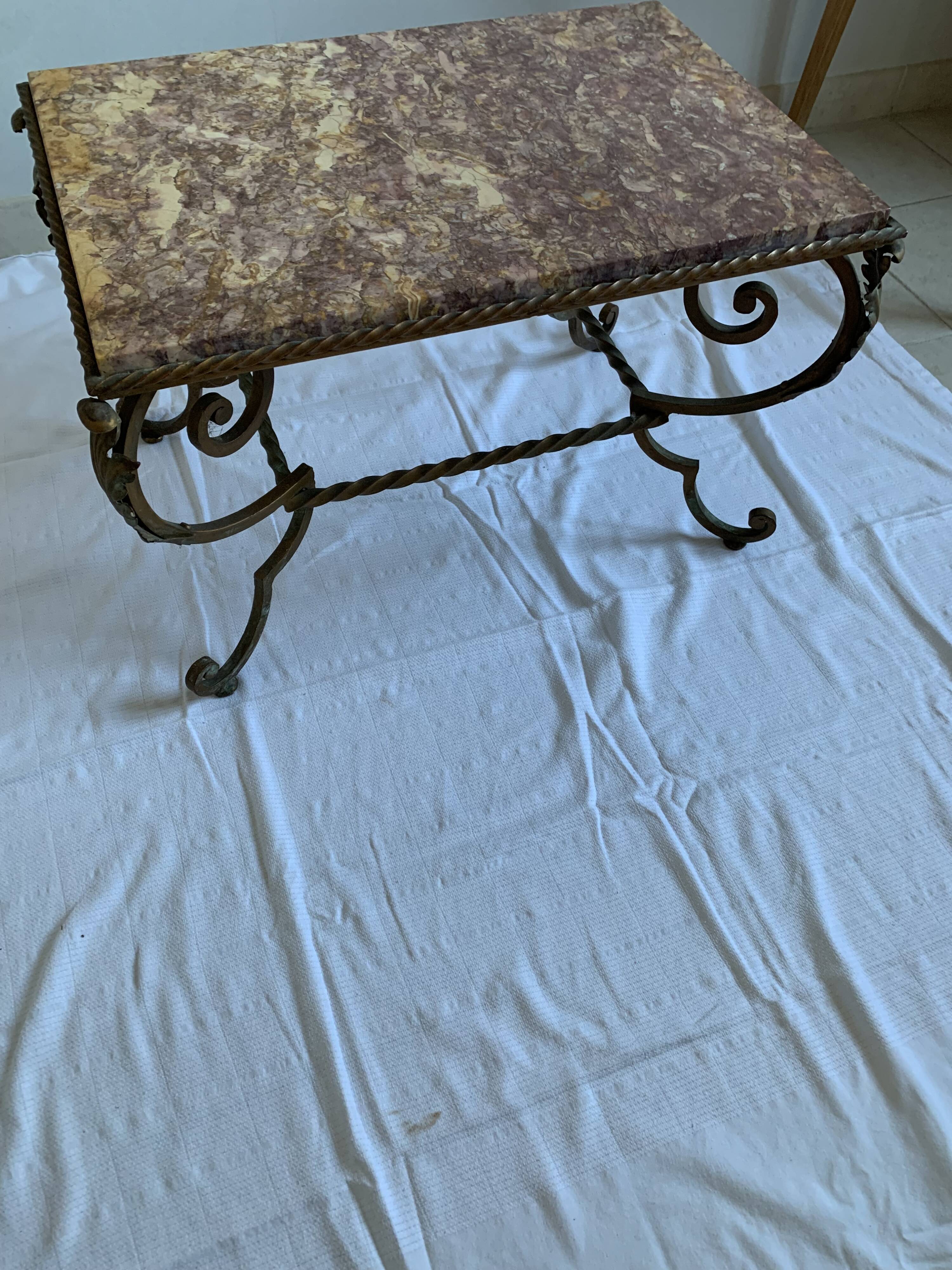 Table basse marbre