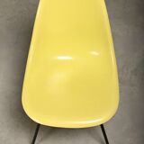 Ensemble de chaises d'appoint en fibre de verre Charles & Ray Eames DSX multicolores pour Herman Mi